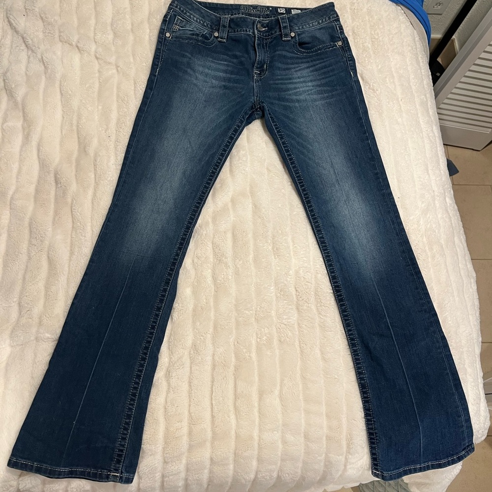 Miss Me Medium Blue Flare Jeans